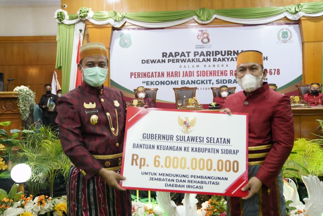 678 Tahun Sidrap, Andi Sudirman Kucurkan Rp 66 Miliar
