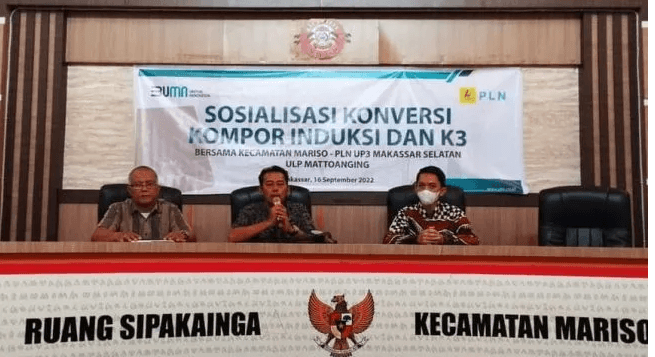 PLN Sosialisasi ki Penggunaan Kompor Induksi Listrik kepada Para Lurah dan Staf Kecamatan Mariso