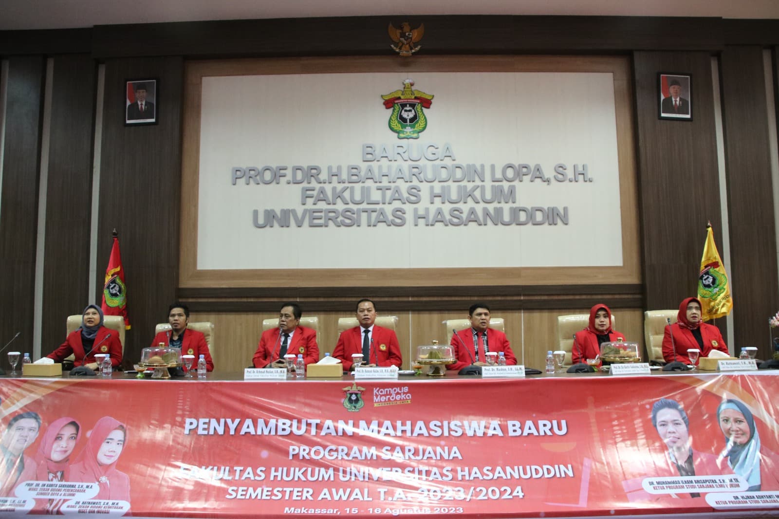 Sambut 590 Maba Tahun 2023, Dekan FH Unhas; Harus Mengetahui Peraturan Kampus