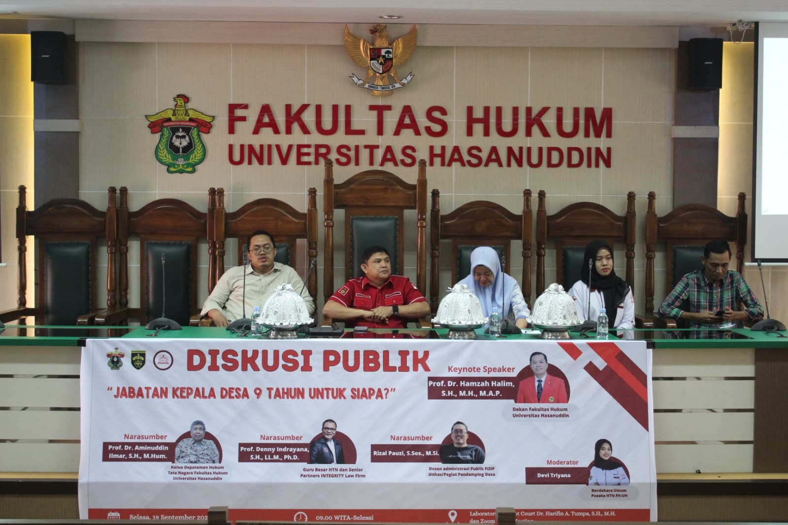 Pusaka HTN FH Unhas Sukses Gelar Diskusi Publik Bahas Polemik Jabatan Kades 9 Tahun