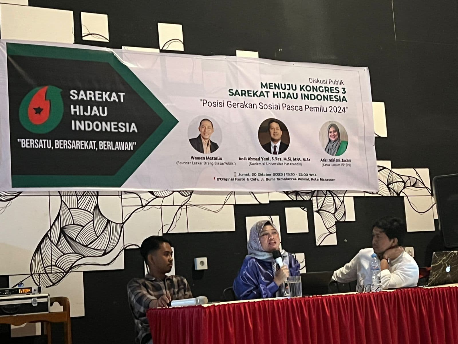 Menuju Kongres ke-3, Pimpinan Pusat Sarekat Hijau Indonesia Laksanakan Diskusi Publik di Makassar