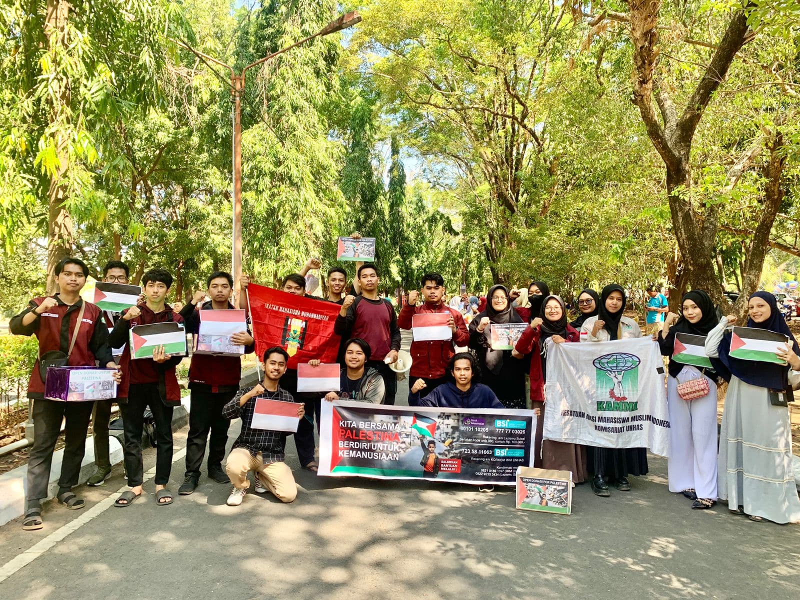 IMM, KAMMI, LDK MPM & Forbes Unhas Galang Donasi untuk Palestina