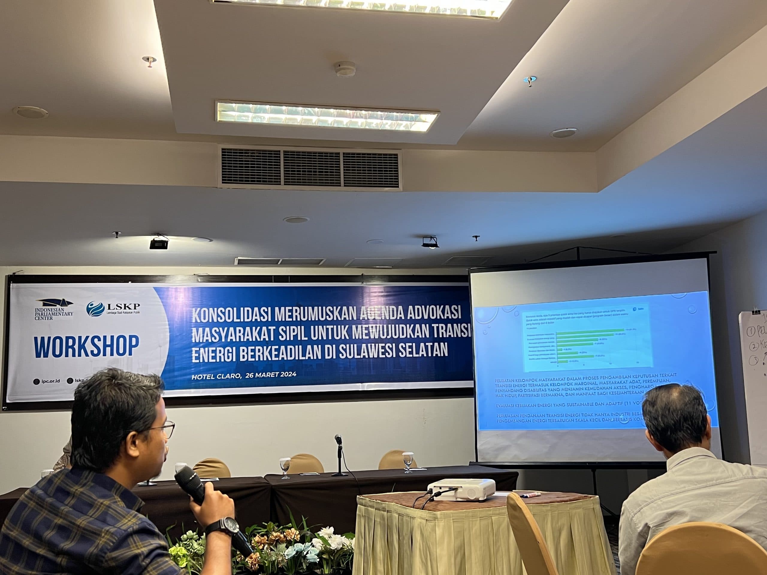 Bersama CSO Se-Sulsel, IPC dan LSKP Bahas Agenda Advokasi Transisi Energi Berkeadilan