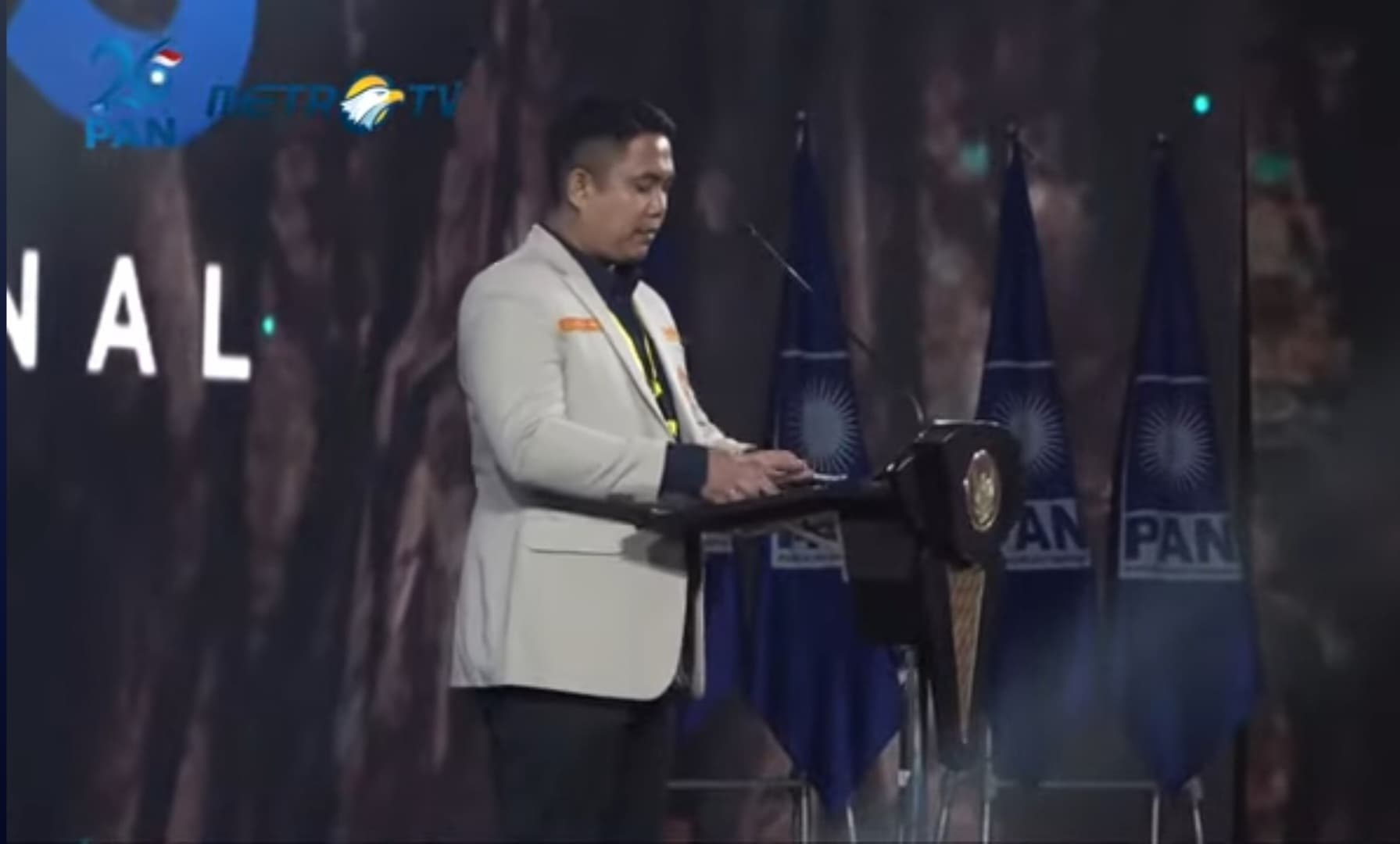 Ketua Umum PP Pemuda Muhammadiyah Doakan Presiden Jokowi hingga Prabowo dalam Kongres PAN