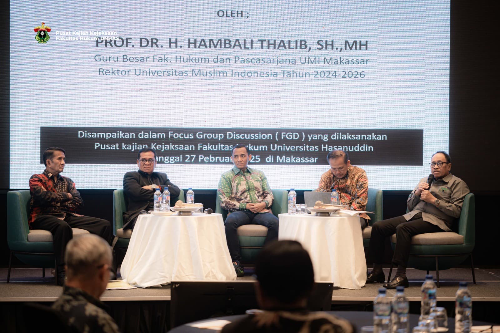 FGD Pusat kajian Kejaksaan FH Unhas ; Akademisi Hingga Praktisi Dukung Penguatan Dominus Litis Dalam KUHAP