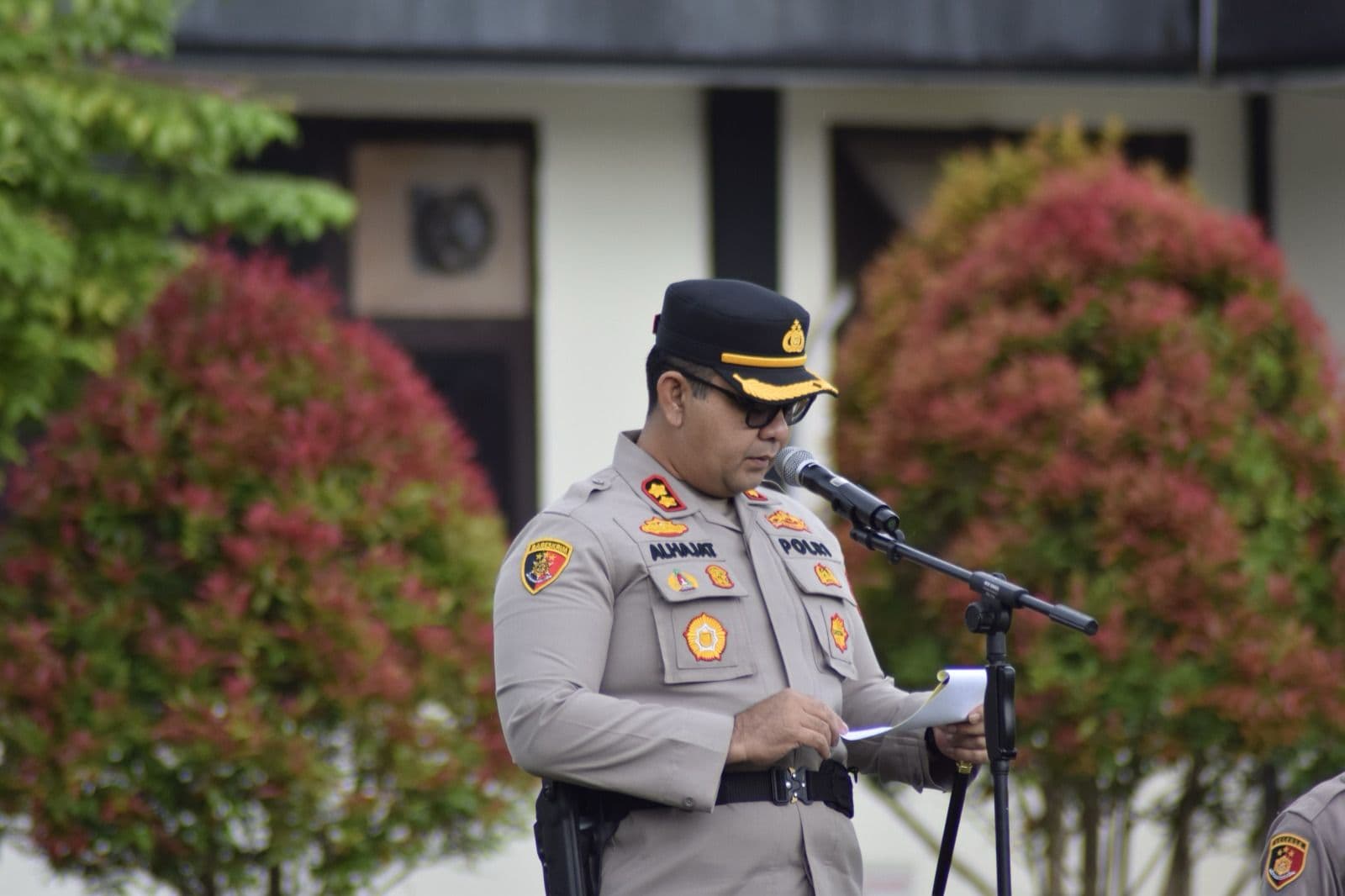 Kapolres SBT Alhajat Pimpin Sertijab Kabag OPS
