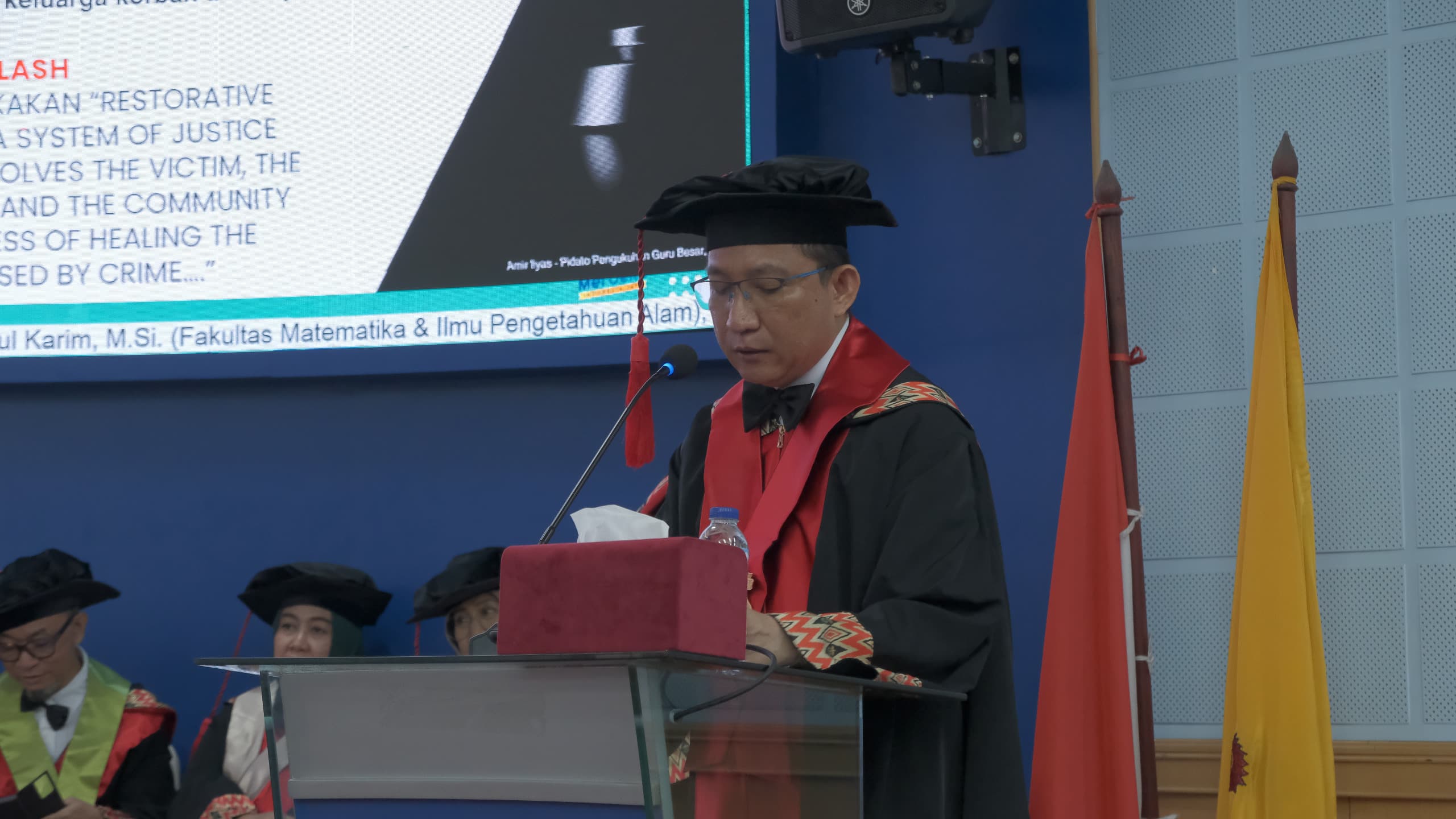 Restorative Justice jadi Sorotan Dalam Pengukuhan Guru Besar Prof Amir Ilyas