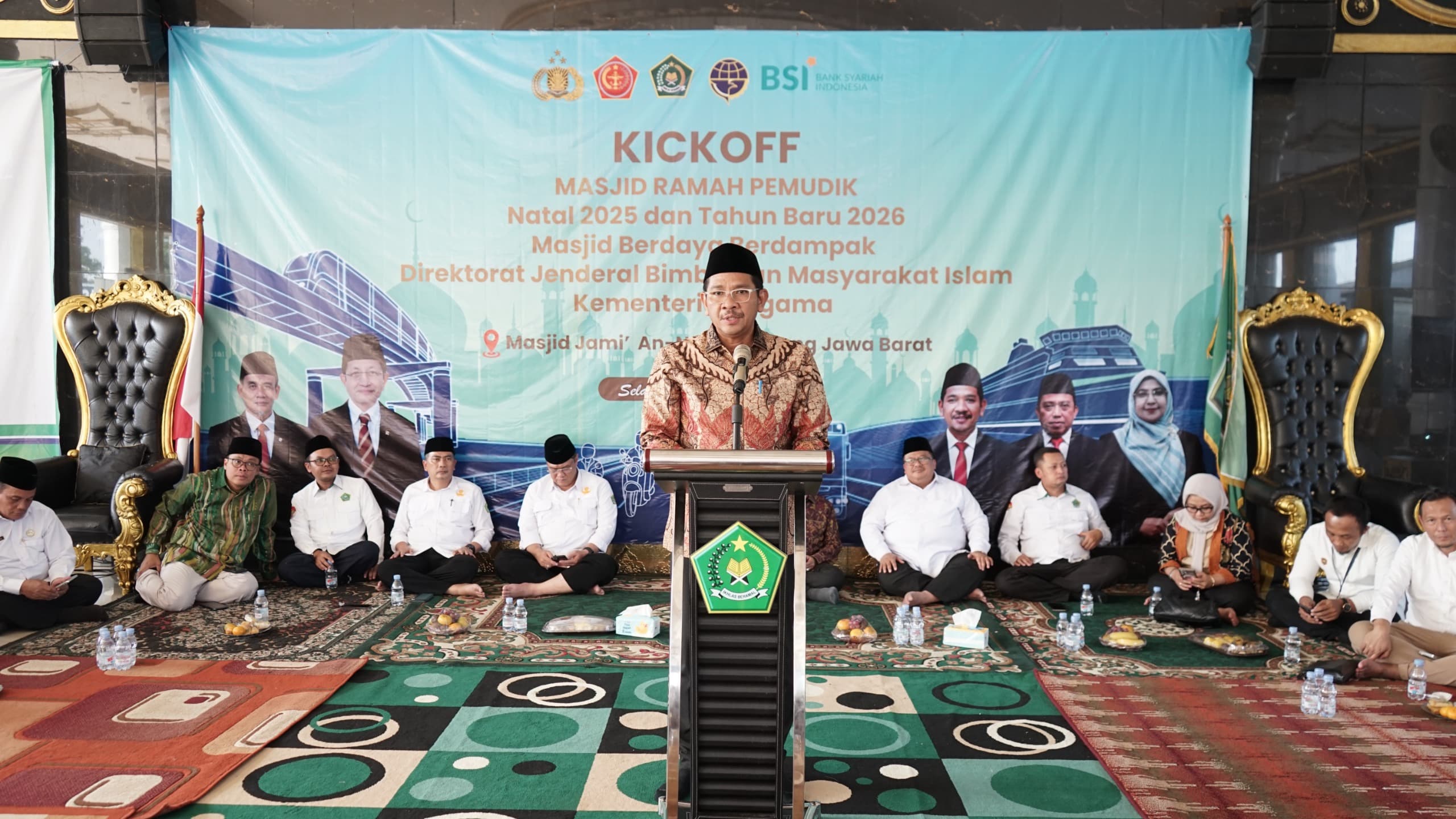 Libur Natal dan Tahun Baru, Kemenag Siapkan 6.919 Masjid Ramah Pemudik