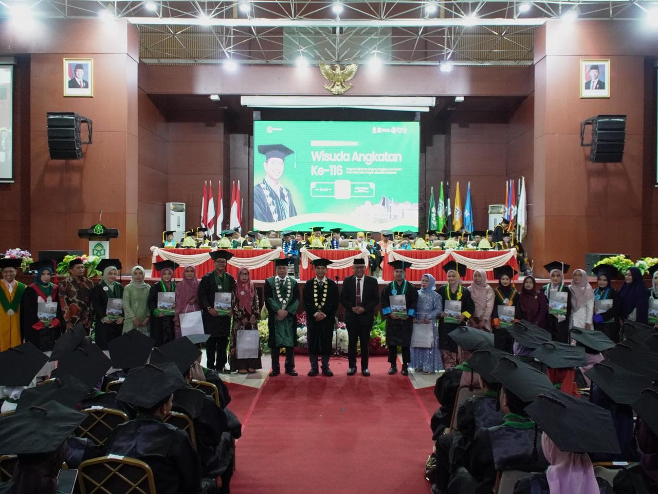 750 Wisudawan Angkatan 116 UIN Alauddin Resmi Dikukuhkan