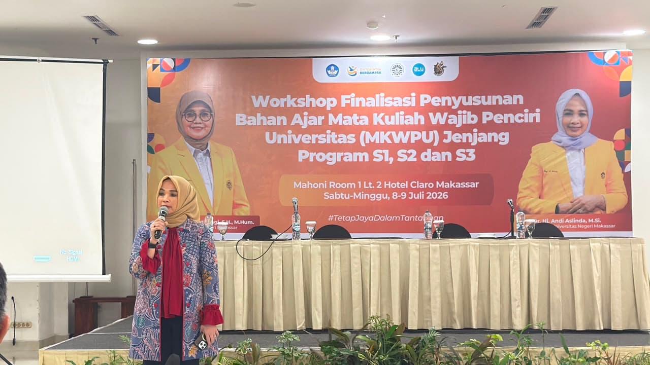 UNM Siap Terapkan Mata Kuliah Penciri, Prof Andi Aslinda: Teguhkan Identitas Lulusan