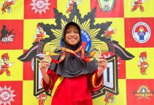 ST. QORINA SAJIDAH, ATLET MUDA PENCAK SILAT GOWA RAIH DUA EMAS DI KEJURNAS REWAKO CUP 1